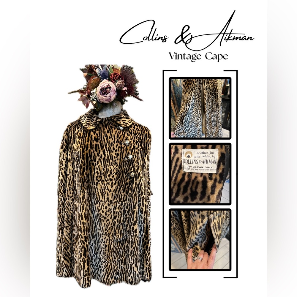 Leopard Print Cape